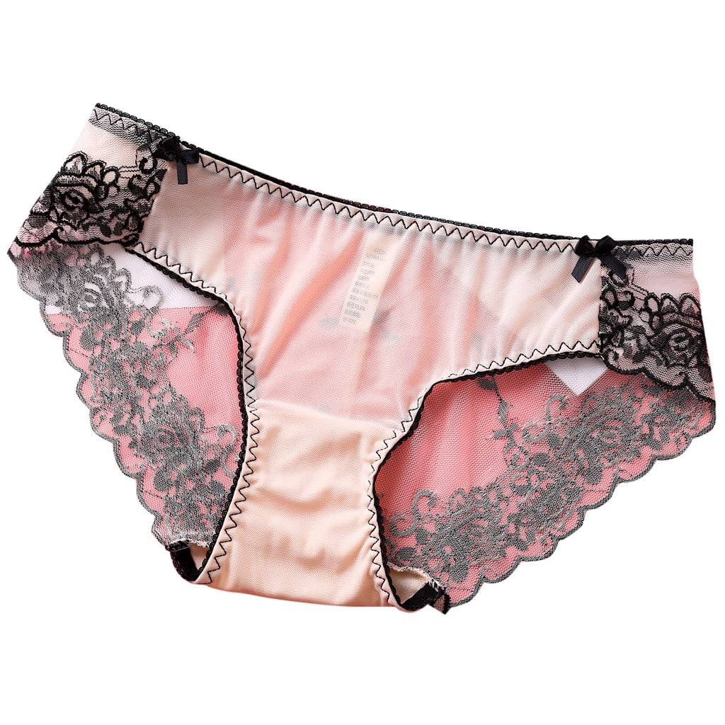 Women Underwear Briefs Pantie Lace knicker High Elastic Embroidery Yarn Underpants  Panties 