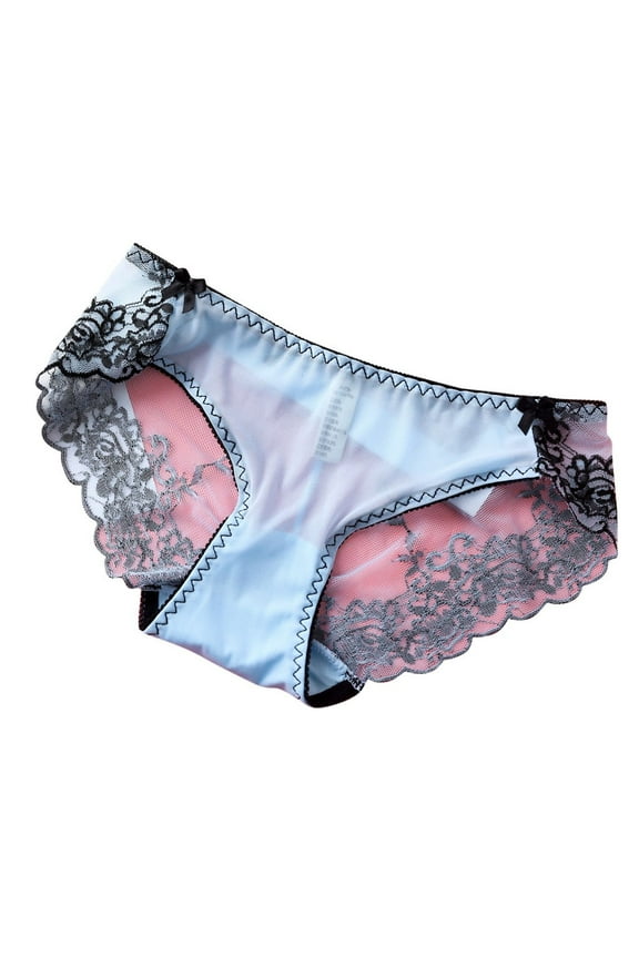 Women Underwear Briefs Pantie Lace knicker High Elastic Embroidery Yarn Underpants Panties