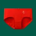 thumbnail image 1 of Women Underwear Clearance, Women's Red UnderwearSeamless Mid-waist Elastic Cotton Briefs For Women, 1 of 7
