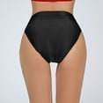thumbnail image 1 of Women Underwear Glossy Briefs Wet Look Knickers Solid Shiny Panties Underpants, 1 of 11