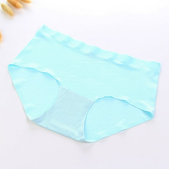 Women Underwear Seamless Underwear Underwear Women Panties Light Blue XL