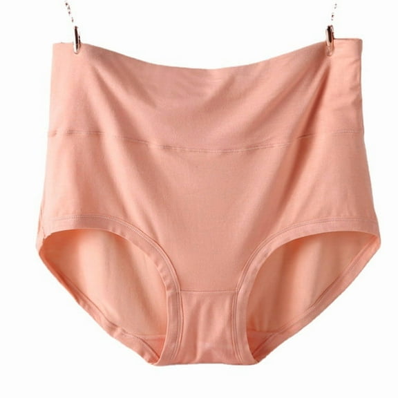 Women Underwear Soft Viscose Solid Color High Waist Panties 4pcs A Lot 1773656642707279