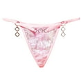 thumbnail image 1 of Women Underwear Thongs Lace Bikini Panties G String Thong Stretch Ladie Brief Thong, 1 of 2