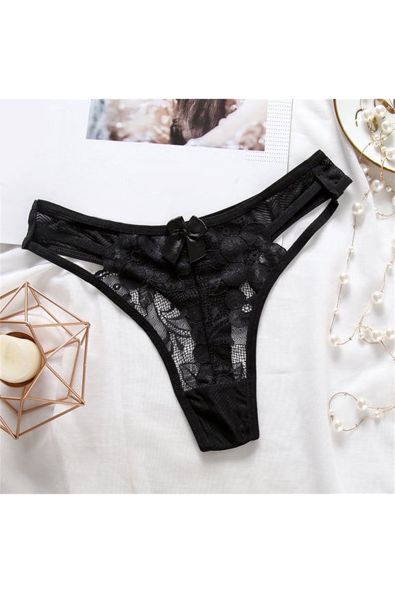 Women Underwear Thongs Lace Panties G String Thong Stretch Ladie Brief Underwear plus Size Panties Satin French Knickers for Women Women Panties Seamless Panties Women Ladies No Show Underwear Panties