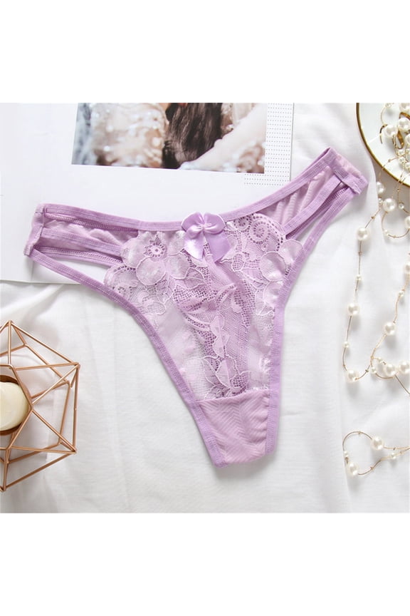 Women Underwear Thongs Lace Panties G String Thong Stretch Ladie Brief Underwear plus Size Panties Satin French Knickers for Women Women Panties Seamless Panties Women Ladies No Show Underwear Panties