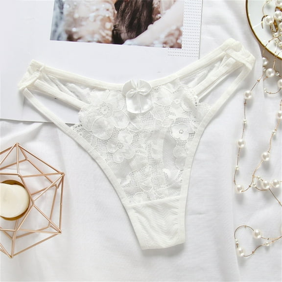 Women Underwear Thongs Lace Panties G String Thong Stretch Ladie Brief Underwear plus Size Panties Satin French Knickers for Women Women Panties Seamless Panties Women Ladies No Show Underwear Panties