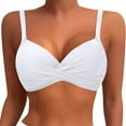 thumbnail image 1 of Women Underwire Bikini Top Push Up Swim Top Bra Padded Swimsuit Tops 2025 Bathing Suit Tops Underwire Cups Sweetheart Neckline Beach Swimwear, 1 of 4