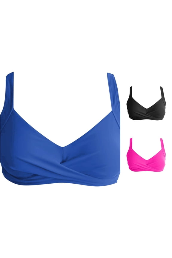 Women Underwire Tops Push Up Swim Top Bra Padded Bathing Top Swimsuit Tops Bikini Bandeau Anime Bikini Bandeau Top Bikini Bandeau Bikinis for Women Maternity Bikini Swimsuits High Cut Bikini
