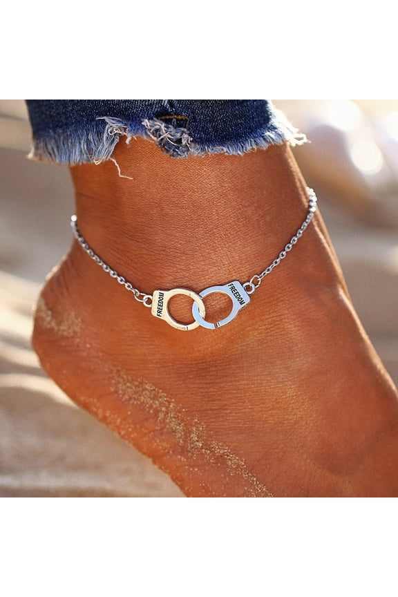 Women Unique Friendship Handcuff Chain Ankle