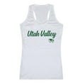 thumbnail image 1 of Women Utah Valley University Wolverines Script Tank T-Shirt, White - Medium, 1 of 1