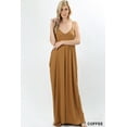 thumbnail image 1 of Women V-NECK ADJUSTABLE STRAPS CAMI MAXI DRESS WITH SIDE POCKETS, 1 of 3
