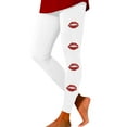 thumbnail image 1 of Women Valentine's Day Leggings Valentine's High Waisted Love Heart Printed Tight Pants Athletic Running Slim Leg Workout Yoga Pants, 1 of 5