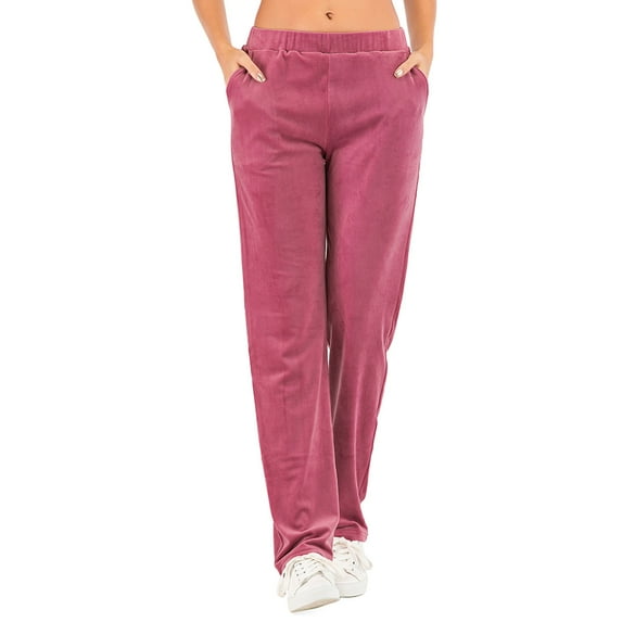 Women Velour Pants Velvet Track Pants Womens Joggers Yoga Pants Sweatpants Velour Joggers Pants Running Sport Pants Casual Velvet Pants Winter Casual Active Yoga Pants