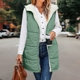 thumbnail image 1 of Women Vest Casual Stand Collar Sleeveless Jacket Warm Winter Reversible Zip Up Outerwear With Pockets Womens Casual Vest Sleeveless Ladies Vest Womens Fashion Outfits Fitted Pullover Women Vest for, 1 of 4