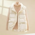 thumbnail image 1 of Women Vests Womens Puffer Vest Zip Up Sleeveless Womens Vests Lightweight Women Winter Clothes Womens Outfits, 1 of 4