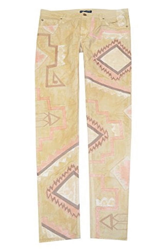 Women Villa Americana Pants (30, Beige/Brown)