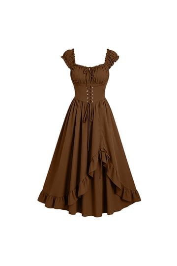 Brown Vintage Dress Collection for Women