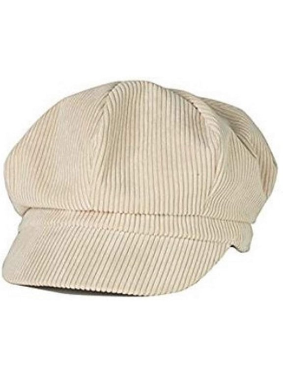 Women Vintage Newsboy Cabbie Peaked Beret Cap Warm Baker Boy Visor Hat Flat Cap