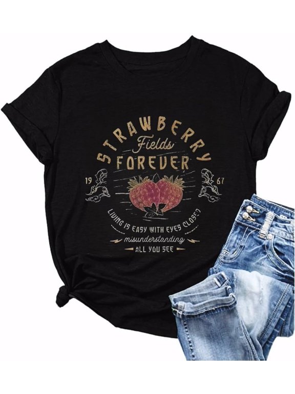 Women Vintage Rock Band Shirts Country Music Shirts Graphic Tees Concert Outfit Short Sleeve Tops