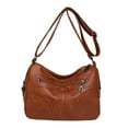 Women Vintage Soft Leather Cute Messenger Bag Versatile Lightweight