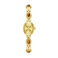 thumbnail image 1 of Women Vintage Watch Dainty Oval Dial Small Gold Bracelet Watch Luxury Ladies Analog Casual Watches, 1 of 6