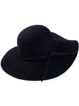 Black felt sun online hat