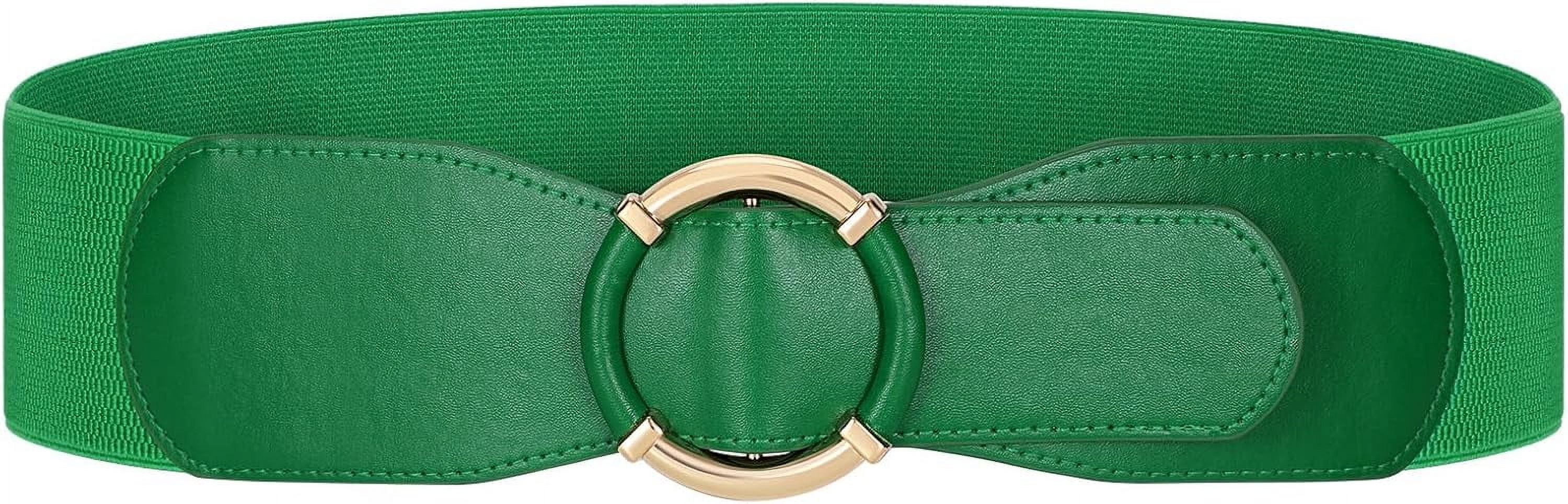 Vintage Women’s Green Elastic Belt. Green Elastic Belts for Women for sale | eBay main image 4