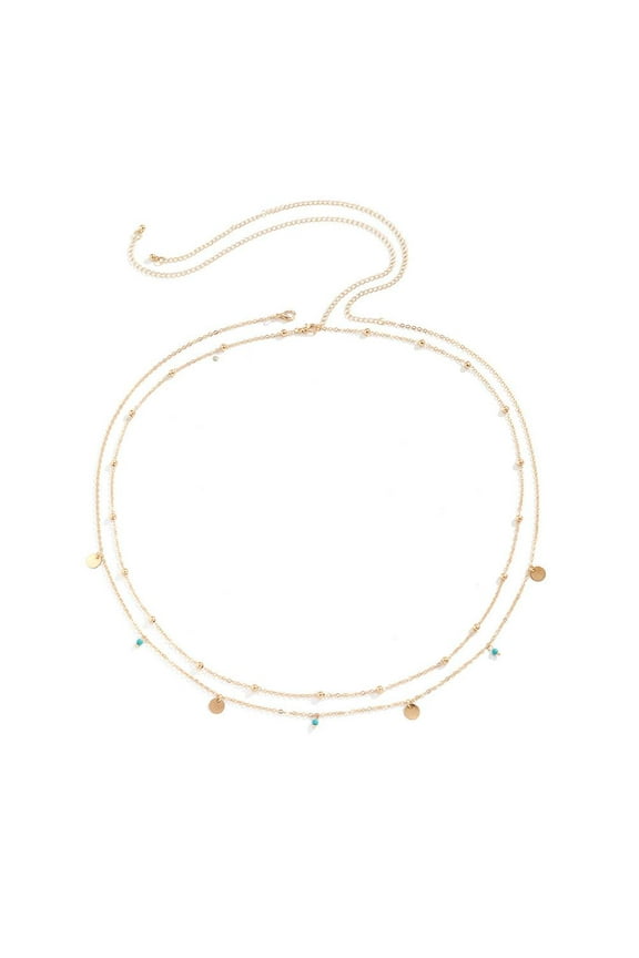 Women Waist Chain Belly Bikini Body Jewelry Rhinestone Back Chain Beach Style W2 T7G8