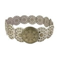 thumbnail image 1 of Women Waist Chain Belly Chain Belt Grommet Carvings Belt Belly Chain For Dress, 1 of 20