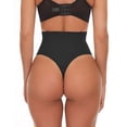 thumbnail image 1 of Women Waist Cincher Girdle Tummy Slimmer Sexy Thong Panty Shape wear Postpartum Underwear （Black/S), 1 of 7