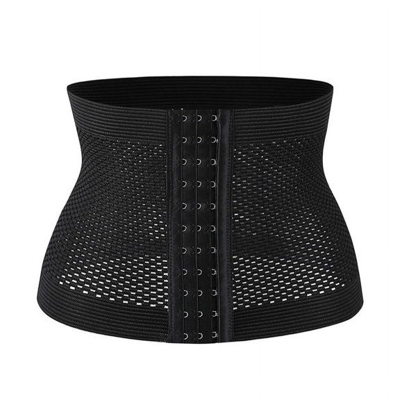 Women Waist Corset Hooks Front Tummy Control Underbust Body Shaper Belt Cincher