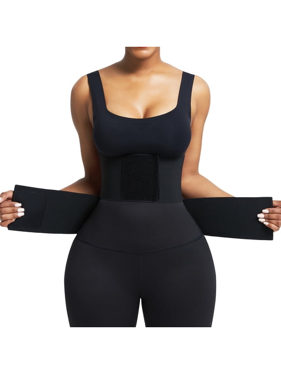 Women Waist Trainer Bandage Wrap Sauna Belt Long Torso Tummy Wraps Belly Body Shaper Waist Trimmer Belt
