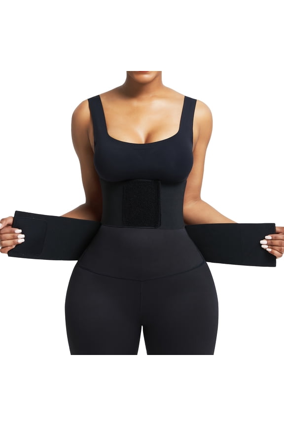 Women Waist Trainer Bandage Wrap Sauna Belt Long Torso Tummy Wraps Belly Body Shaper Waist Trimmer Belt