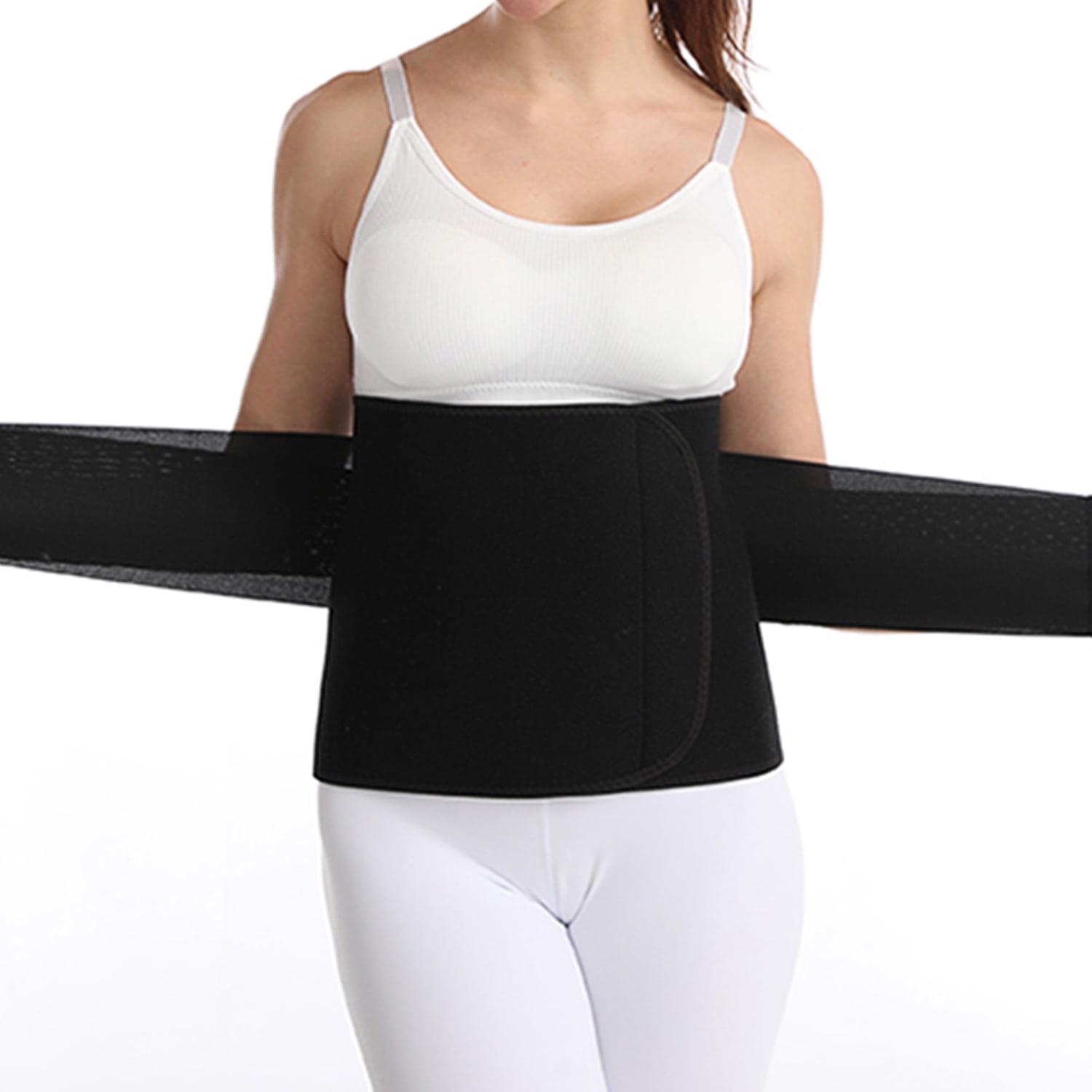 Women Waist Trainer Eraser Belt Tummy Control Waist Trimmer Slimming Belly Band Shaper L