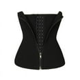 thumbnail image 1 of Women Waist Trainer Latex Belt Steel Boned Zipper Body Slim Girdle Shaper Y4O0, 1 of 8
