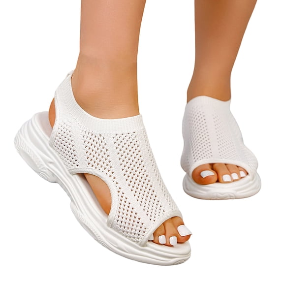 Women Walking Sandals Arch Support Orthotic Comfortable Non-slip Casual Open Toe Sport Sandals for Athletic Summer Beach