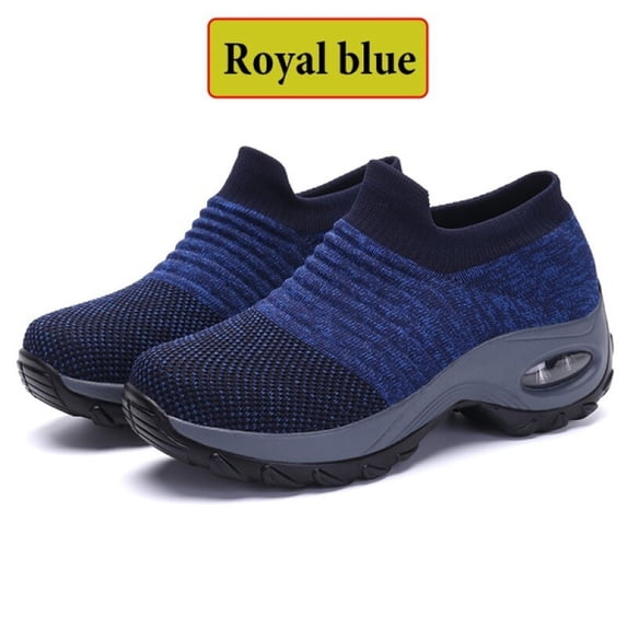 Women Walking Shoes Breathable Sneakers Slip on Outdoor Running Tennis Trainers