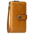 thumbnail image 1 of Egoelife Women Wallet RFID Blocking PU Leather Purse Large Capacity Credit Card Holder with ID Window Zipper Coin Pocket Clutch Wristlet, 1 of 7