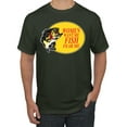 thumbnail image 1 of Women Want Me Fish Fear Me Fishing Men's Graphic T-Shirt, Forest Green, Medium, 1 of 3