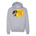 thumbnail image 1 of Women Want Me Fish Fear Me Fishing Unisex Graphic Hoodie Sweatshirt, Heather Grey, 2XL, 1 of 3