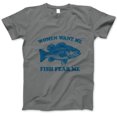 thumbnail image 1 of Women Want Me Fish Fear Me T-Shirt – Funny Fishing Graphic Tee, Humorous Outdoor Shirt for Anglers, Fishermen & Boating Lovers, 1 of 7