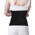 thumbnail image 1 of Women Warm Cotton Waist Wrap,Warmer Lower Back Brace,Breathable Kidney Stomach Relief Belly Band Wrap,Compression Abdominal Binder,Warming Brace Band for Protect Stomach,Black, 1 of 5