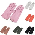thumbnail image 1 of Women Warm Gloves for Cold Weather Windproof Thick Velvet Thickened Touch Screen Winter Glove Outdoor Sports Cycling Driving Biking Running Gloves Beige, 1 of 3