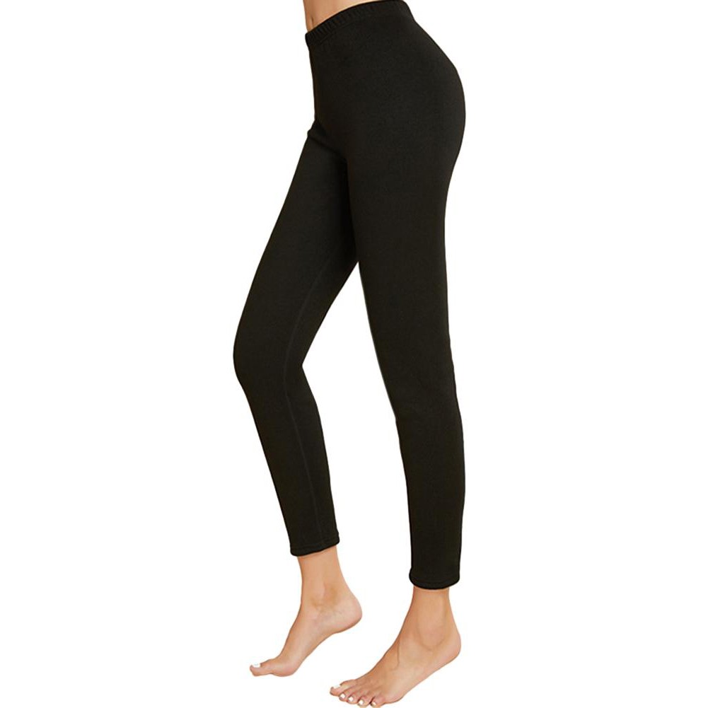 Women Warm Leggings Thermal Velvet Pants Tights Fleece Stretch Thick