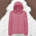 thumbnail image 1 of Women Warm Lightweight Hooded Windproof Winter Coat With Recycled Insulation Winter Slim Short Hooded Warm White Down Coat Outerwear Super Coat Lightweight Jacket with Hood for Women Women Winter, 1 of 4