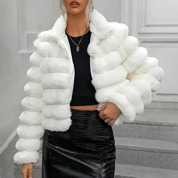 Women Warm Long Sleeve Solid Jacket Long Sleeve Zipper Outerwear Coat Light Weight Jacket for Women Jacket Women's plus Size Jacket Lightweight Jacket for Women No Kvetching Extra Warm Winter Jacket