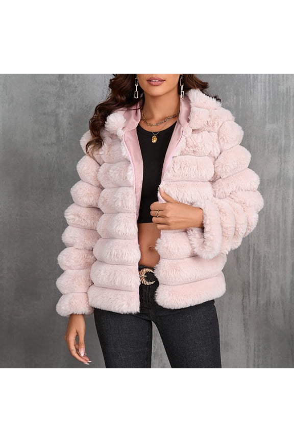 Women Warm Long Sleeve Solid Jacket Long Sleeve Zipper Outerwear Coat Winter Jacket for Women Lost Peak Jacket Women Hooded Jacket 25k Jacket Light Weight Jacket for Women Figs Scrub Jacket Women