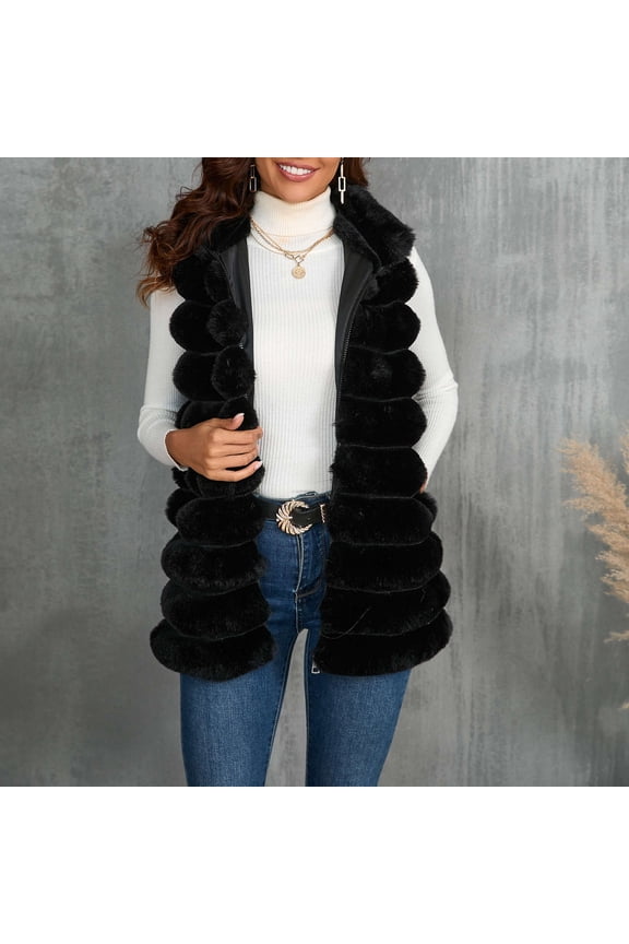 Women Warm Sleeveless Solid Jacket Vest Button Outerwear Coat Jacket Women Full Zip Womens Top Winter Jacket for Women Juniors Jackets Berry Jacket Womens Outerwear Women Warm Jackets with Hoodie