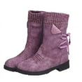 thumbnail image 1 of Women Warm Snow Boots Autumn And Winter Fashion Boots Keep Warm Fuzzy Liner Booties, 1 of 4