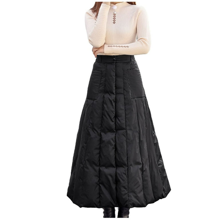 Down top wrap skirt